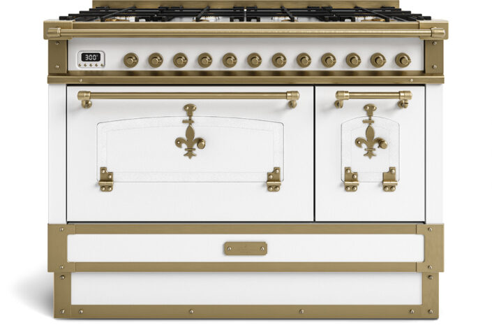 metal handmade kitchen_antic white_120cm_TYPE C_Damask
